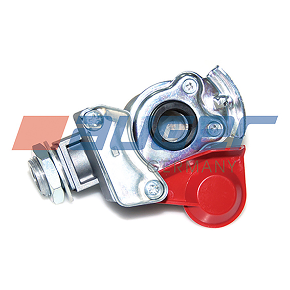 Imagen de 54688 Auger Kupplungskopf mit Filter passend für Anhänger M16x1,5 rot 