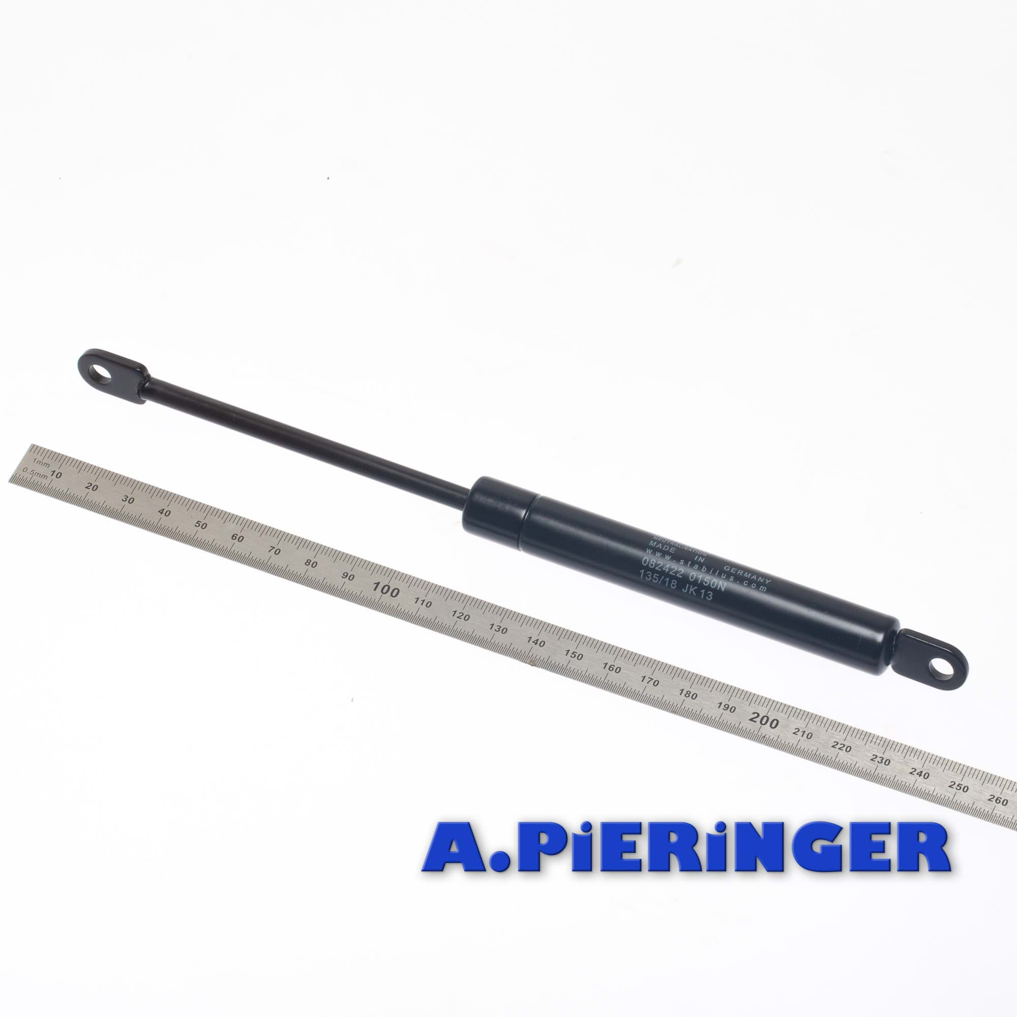 Bild von Gasfeder Stabilus Lift-o-MAT 082422 0150N Gesamtlänge 226,50 mm Auge 6 mm