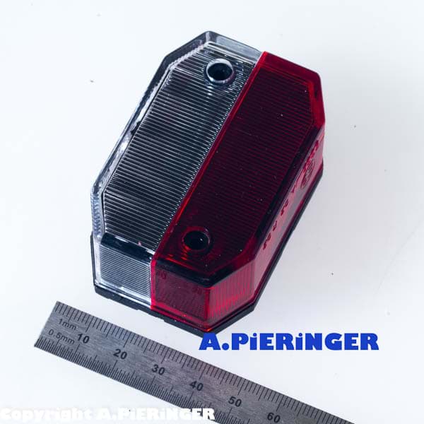 Picture of Aspöck  Flexpoint I Umrissleuchte rot/weiß 21-6513-007 Tülle