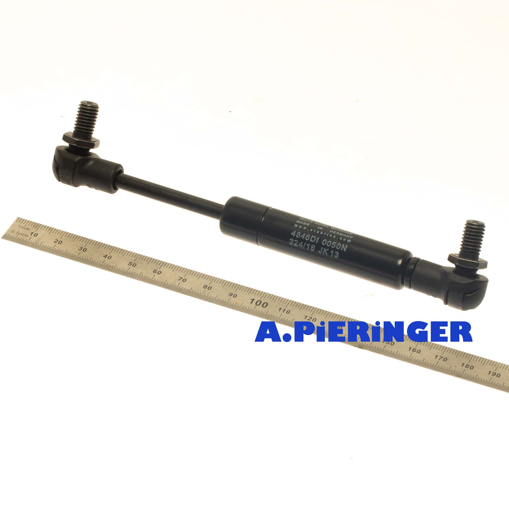 Bild von Gasfeder Stabilus Lift-o-MAT 4846DI 0050N Ersetzt 2606NW Lang 155,50 mm Gelenk 8 mm (ALT)