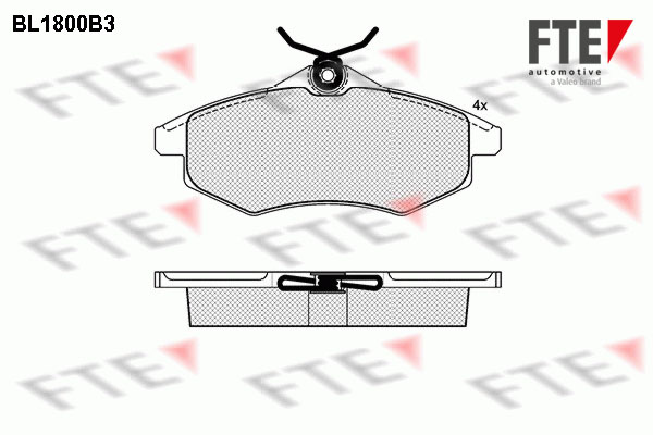 Image de Scheibenbremsbelag-Satz