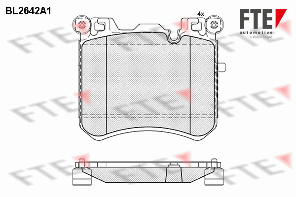 Image de Scheibenbremsbelag-Satz BL2642A1 passend für BMW