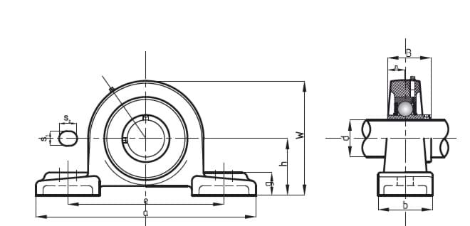 Bild von STEHLAGER UCP 209-28 FK 