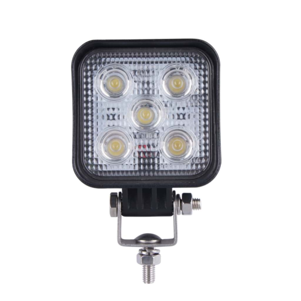 A.PiERiNGER. Arbeitsscheinwerfer eckig 5 LED 1200 Lumen 42-1000-101 85x85x40