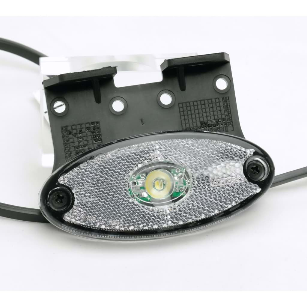 Picture of Umrissleuchte LED 12V weiss FLATPOINT II 31-6969-007 Aspöck Haltewinkel 