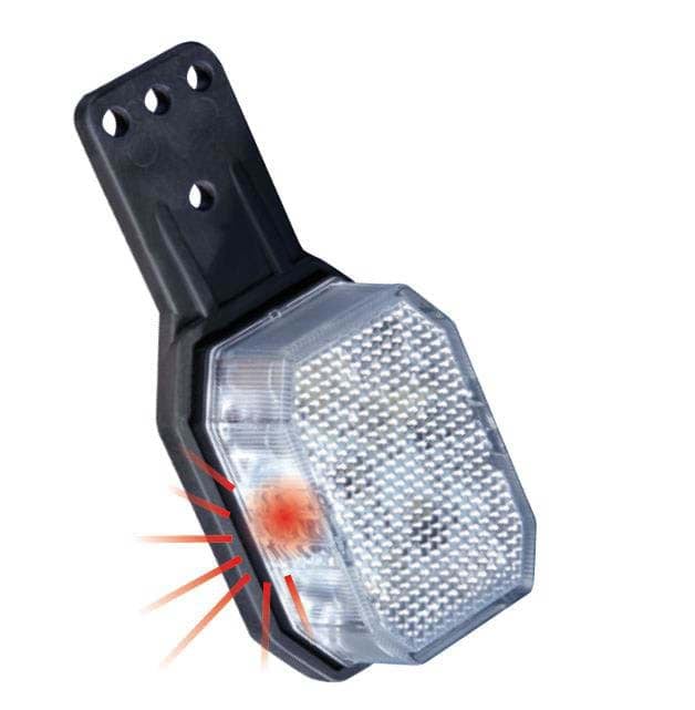 Image de 31-6369-077 Aspöck Umrissleuchte Flexipoint LED 12/24V rechts rot/weiß 3m DC mit Halter