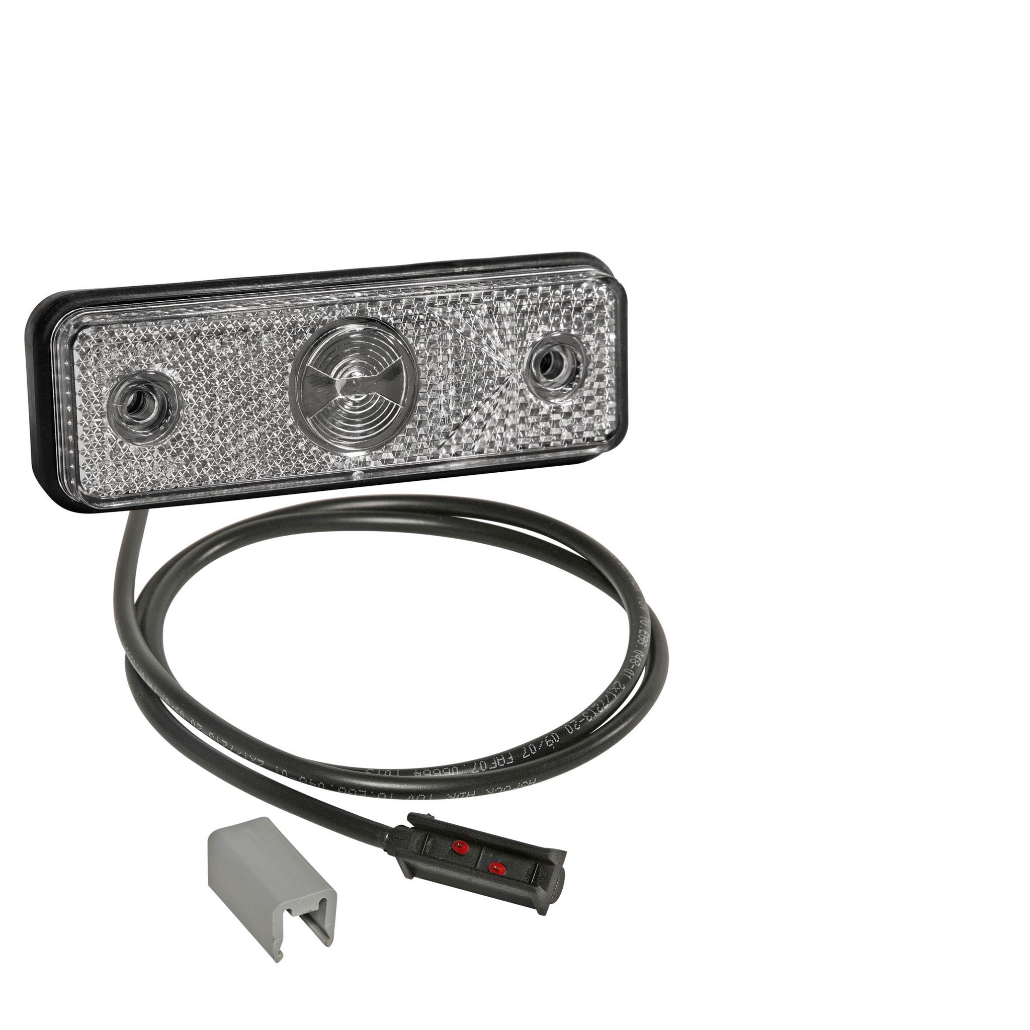 Picture of 31-6604-117 Aspöck Positionsleuchte Flatpoint I Einbau weiß LED P&R 3,5 m