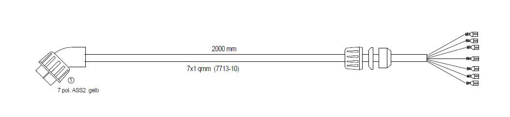 Bild von 68-2425-174 Aspöck Zuleitung  EP links/2m ASS 2 ADR 