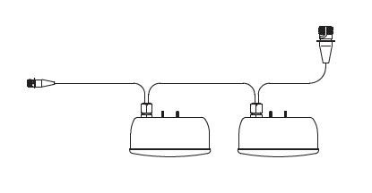 Picture of 87-3080-001 Aspöck 3-Kammerleuchte LED rechts 7pol. AMP 0,90m + 2pol. Superseal 1,00m