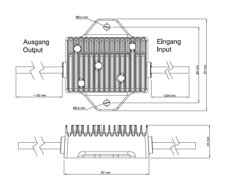 Immagine di 75-0314-007 Aspöck LED-Control Gerät Blinker Open End 10-30Volt