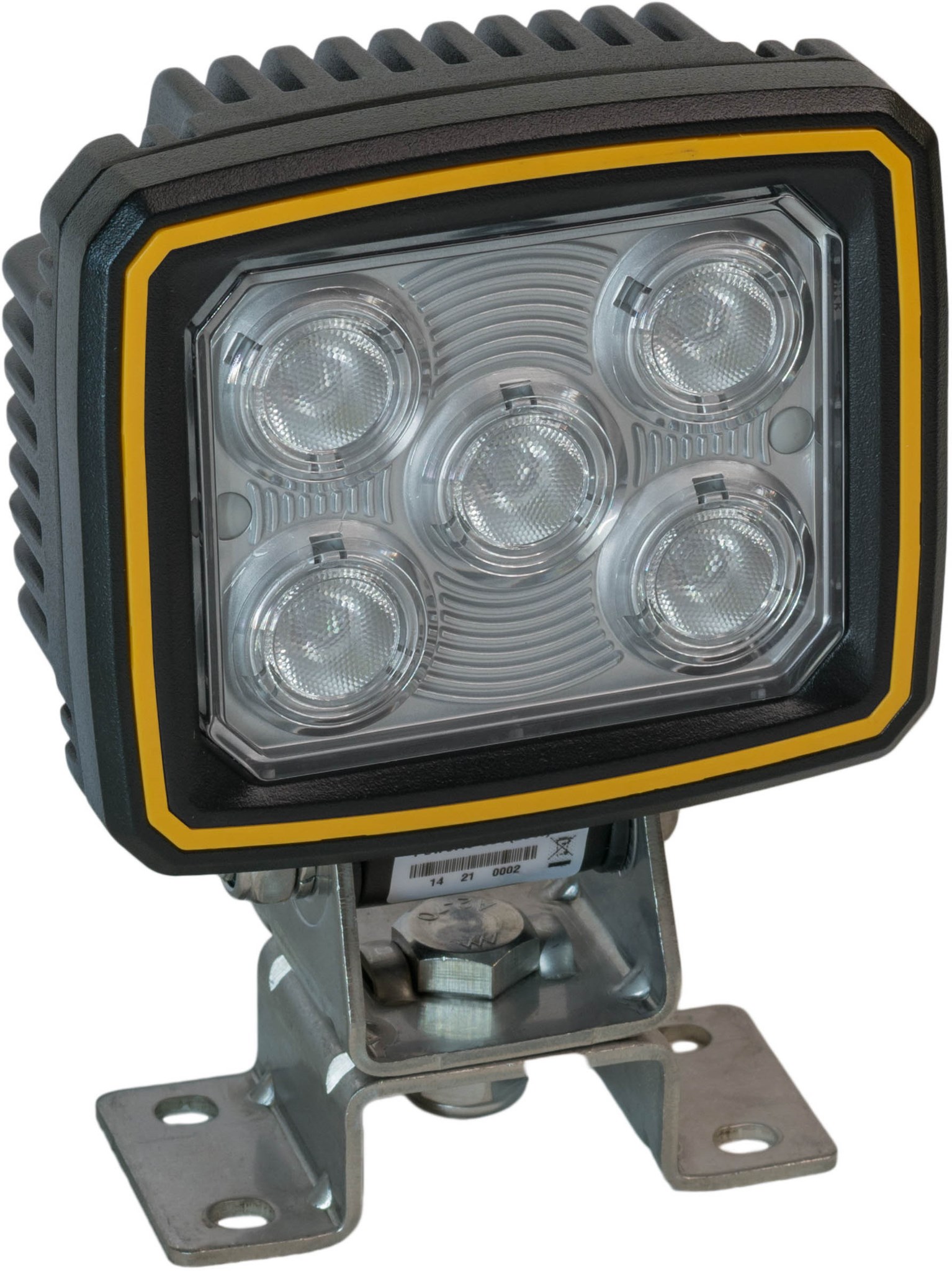 Bild von 38-8220-027 Aspöck Rückfahrscheinwerfer eckig 1500Lumen 0,5m Deutschstecker Stift 9-36Volt  IP6K9K