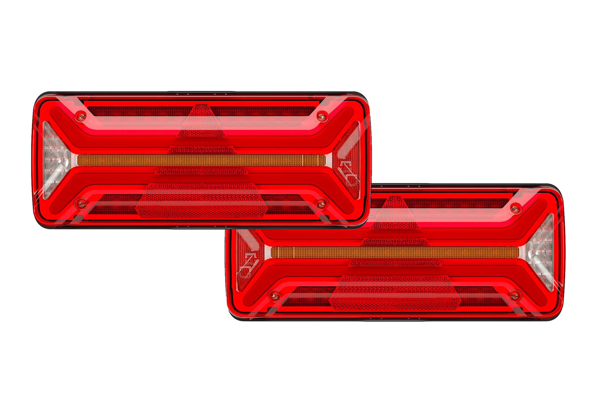 Image de 25-41-Set-1 Aspöck Ecoled 2 Heckleuchte Set 1x 7pol. AMP + 4x 2pol. AMP