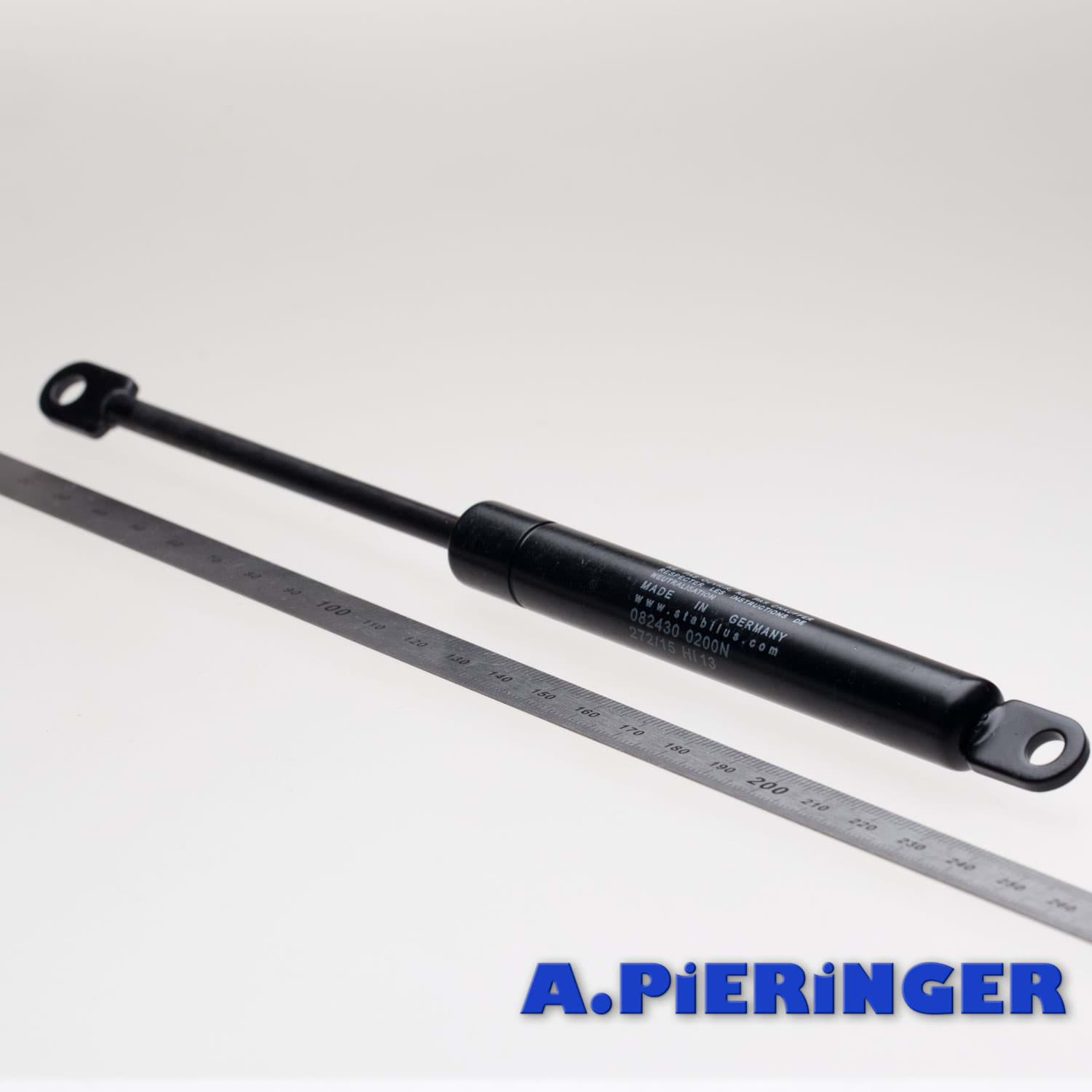 Imagen de Gasfeder Stabilus Lift-o-MAT 082430 0200N Gesamtlänge 226,50 mm Auge 6 mm