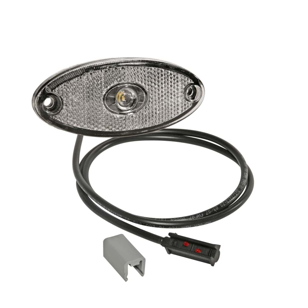 Image de Umrissleuchte LED 24V weiss FLATPOINT II 31-6904-057 Aspöck Kabel 3,5 m * 