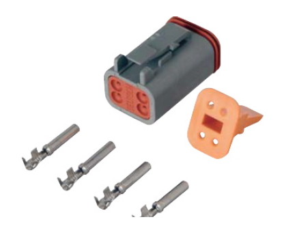 Bild von Stecker System Deutsch 4 polig - weiblich DT06-4S