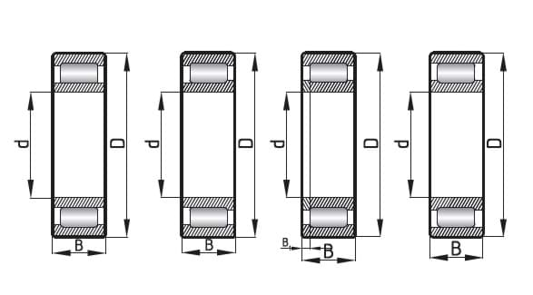 Bild von LAGER NJ 309 ECP SKF 