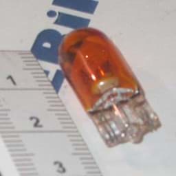 Bild von 12V 5W  gelb orange  Glassockellampe W2,1x9,5d WY5W   Lampe GE-Ligthing  501AMBER  | Abverkauf