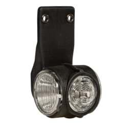 Imagen de Aspöck Superpoint III Umrißleuchte LED 12V Pendelhalter rechts 31-3309-047 Begrenzungsleuchte 12V 