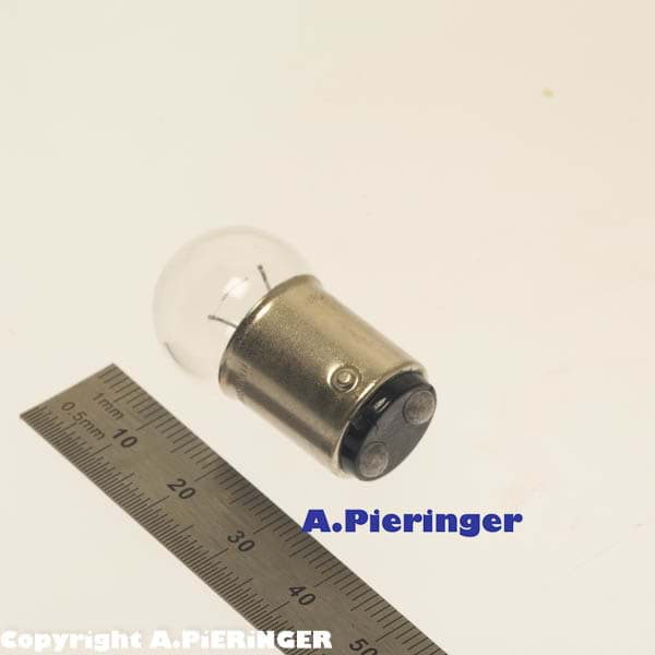 Bild von 12V 5 W Lampe  Ba15d  2-polig GE 2618 R5W