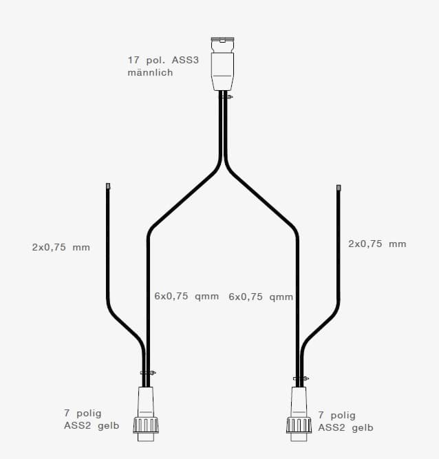 Image de 68-4899-007 Aspöck Kabelbaum 6,7m für 12V LED Anlage 