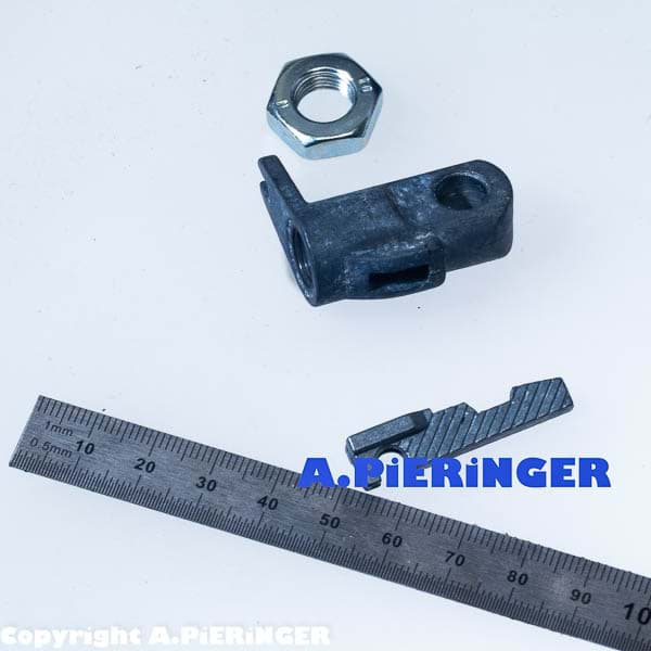 Image de Set Auslösekopf 10 MM FÜR Bowdenzug Hebel + Mutter