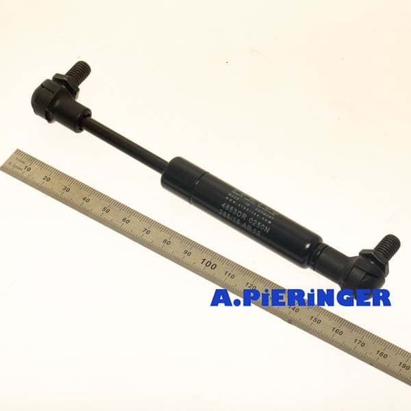 Bild von Gasfeder Stabilus Lift-o-MAT 4853DR 0250N   155,50 Lang  Winkelgelenk 8 mm Ersatz für 2611NO