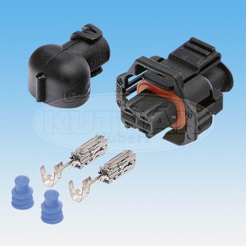 Bild von 2-poliger Stecker  BDK 2.8-7+NW 4.5  90° 