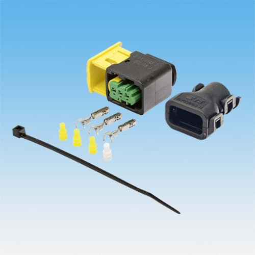 Bild von 3-Stecker HDSC grün Set Abgang 180°