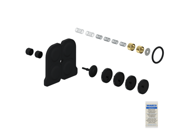 Bild von WABCO 9347149232 Kit: Diaphragm + Valve / Reparatursatz Membran u. Ventil