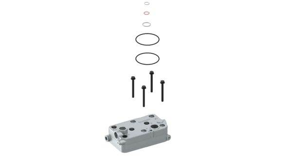 Image de WABCO 4123529222 Kit: Cylinder Head / Reparatur Einheit