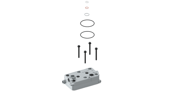 Imagen de WABCO 4123529222 Kit: Cylinder Head / Reparatur Einheit