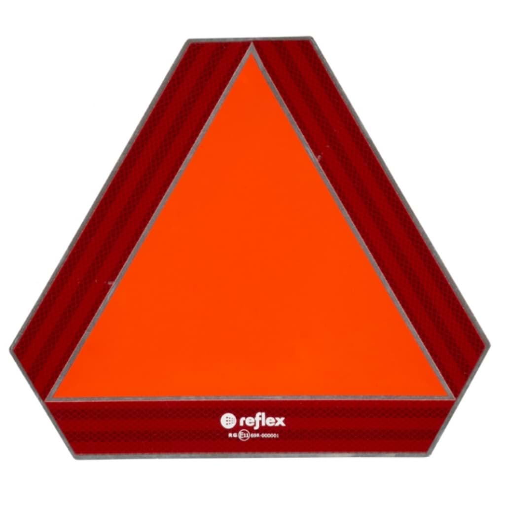 WT0007-T-- Aspöck Warntafel für langsam fahrende Fahrzeuge ECE 69.00 365x365mm Stahlblech, 1 Stk,  0,8mm